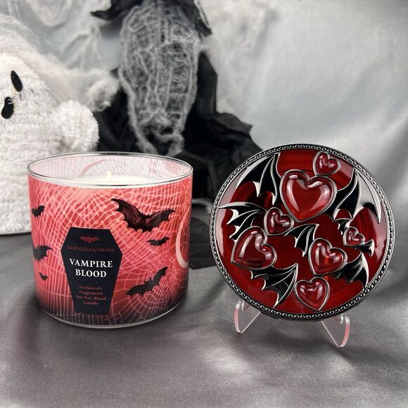 Bath & Body Works Halloween 2025 Vampire Blood 3-Wick Candle LIMITED EDITION Red - Picture 3 of 12